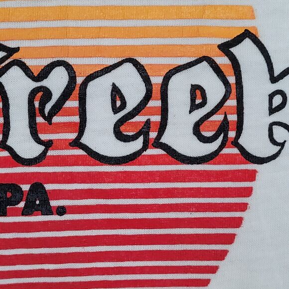 Vintage 80s Saw-Creek Shirt Womens L/XL 20x25 Bushkill PA - Picture 10 of 12